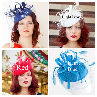 THE LITTLE MADDIE FASCINATOR - The Hat Hive