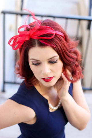 THE OLIVE RAYNE FASCINATOR - The Hat Hive