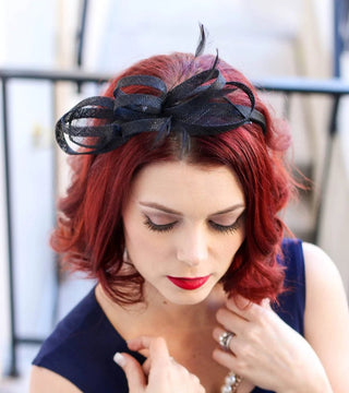 THE OLIVE RAYNE FASCINATOR - The Hat Hive