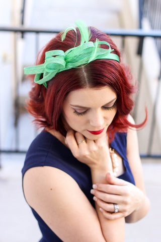 THE OLIVE RAYNE FASCINATOR - The Hat Hive