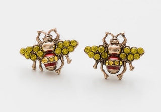 VINTAGE PEARL BEE EARRINGS - The Hat Hive