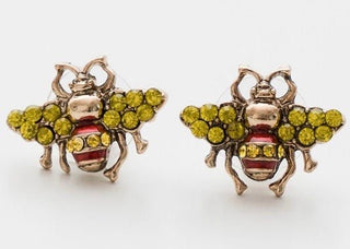 VINTAGE PEARL BEE EARRINGS - The Hat Hive