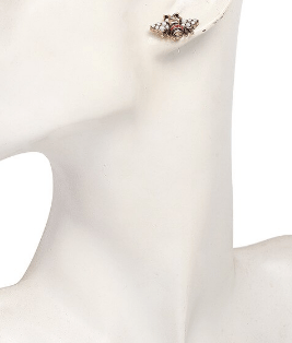 VINTAGE PEARL BEE EARRINGS - The Hat Hive