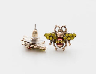 VINTAGE PEARL BEE EARRINGS - The Hat Hive