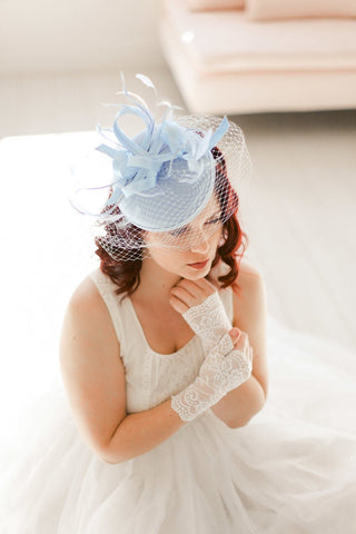 White Lace Gloves - The Hat Hive