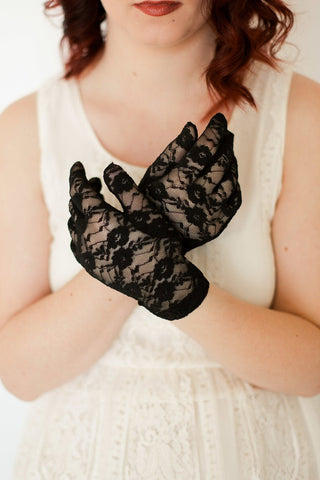 Women's Lace Gloves - The Hat Hive