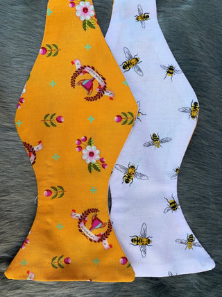 YELLOW TROPHY & BEE BOW TIE - The Hat Hive